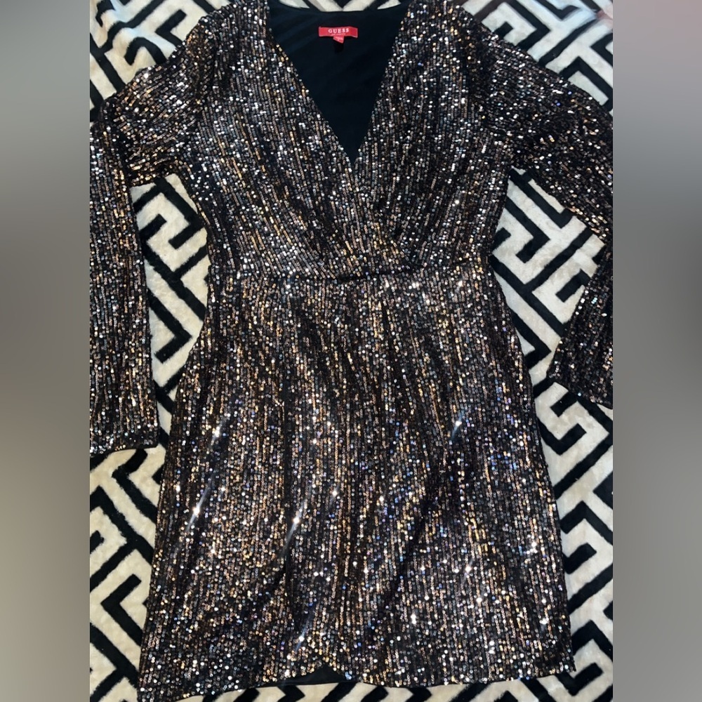 Guess Morgan Sequin Dress